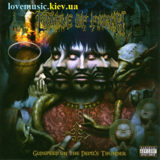 Музичний сд диск CRADLE OF FILTH Godspeed on the devil“s thunder (2008) (audio cd)