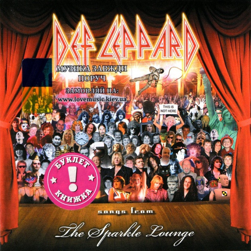 Музичний сд диск DEF LEPPARD Songs from the sparkle lounge (2008) (audio cd)