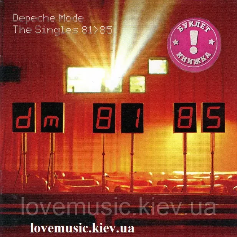 Музичний сд диск DEPECHE MODE The singles 81–85 (1998) (audio cd)