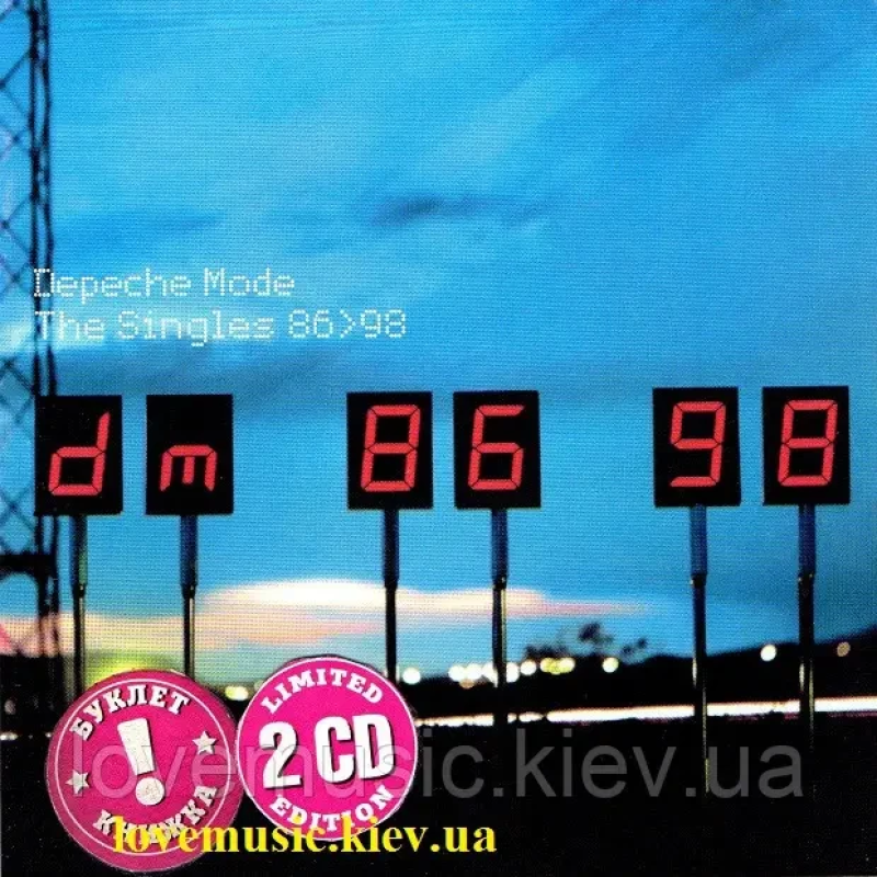 Музичний сд диск DEPECHE MODE The singles 86–98 (1998) (audio cd)
