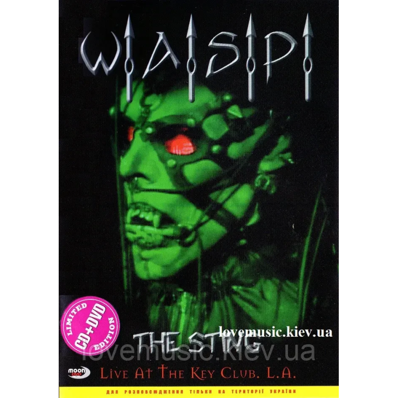 Відео диск W.A.S.P. The sting Live at the club L. A. (2001) (dvd video)