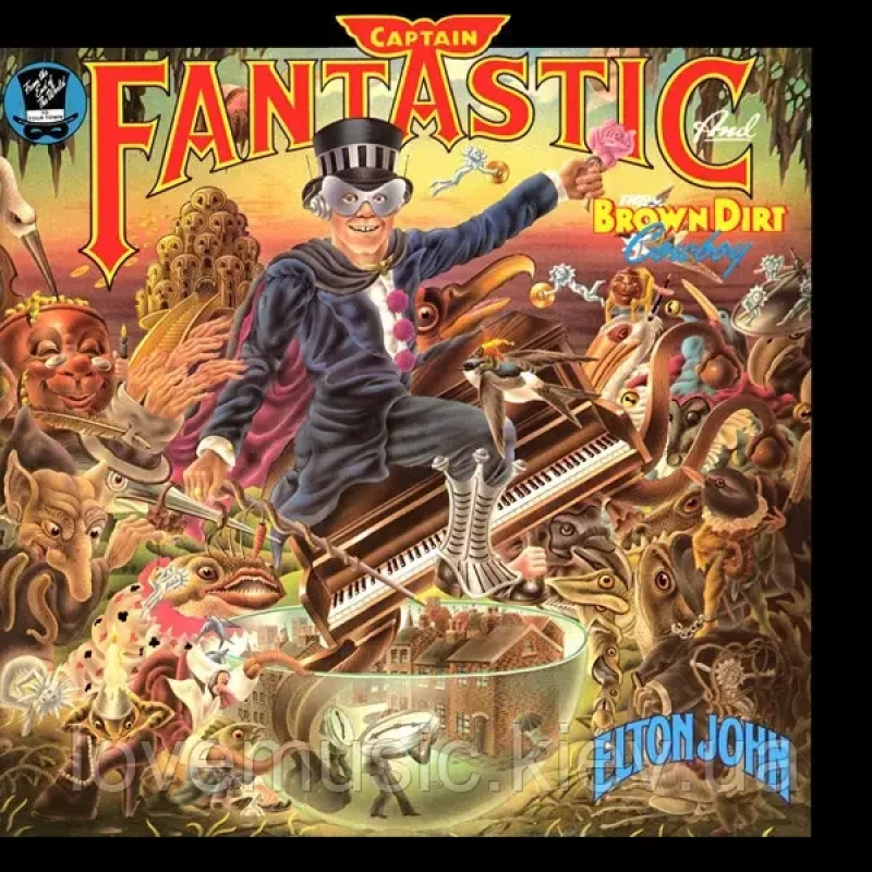 Музичний сд диск ELTON JOHN Captain fantastic (1975) (audio cd)