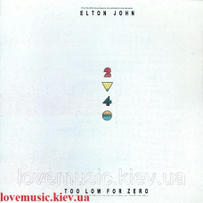 Музичний сд диск ELTON JOHN Too low for zero (1983) (audio cd)