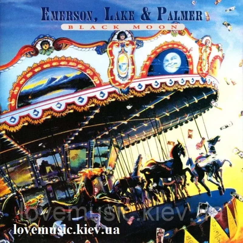 Музичний сд диск EMERSON, LAKE & PALMER Black moon (1992) (audio cd)