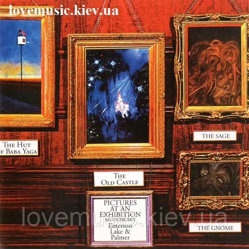 Музичний сд диск EMERSON, LAKE & PALMER Pictures at an exhibition (1971) (audio cd)