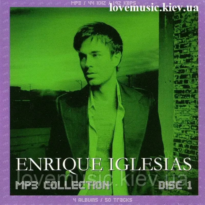Музичний сд диск ENRIQUE IGLESIAS MP3 Collection Disc 1 (2008) mp3