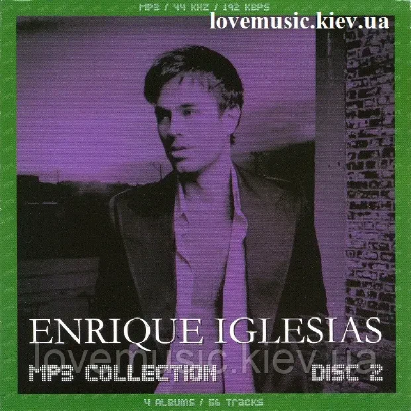 Музичний сд диск ENRIQUE IGLESIAS MP3 Collection Disc 2 (2008) mp3