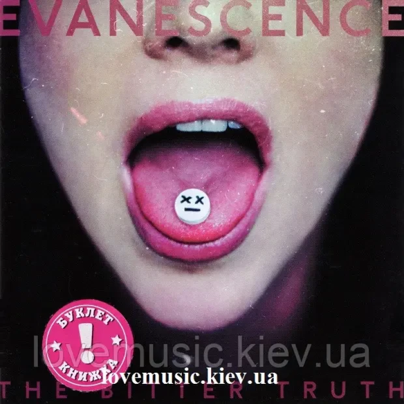 Музичний сд диск EVANESCENCE The bitter truth (2021) (audio cd)
