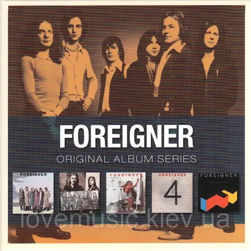 Музичний сд диск FOREIGNER Original album series (2009) (audio cd)