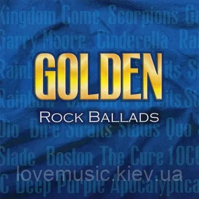 Музичний сд диск GOLDEN Rock ballads (2004) (audio cd)