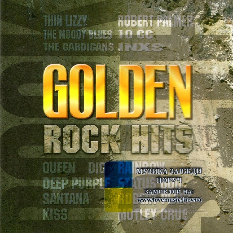 Музичний сд диск GOLDEN ROCK Hits (2006) (audio cd)