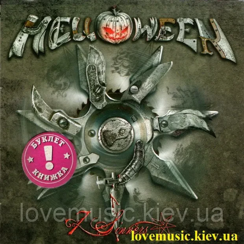 Музичний сд диск HELLOWEEN 7 Sinners (2010) (audio cd)