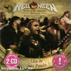 Музичний сд диск HELLOWEEN Keeper of the seven keys The Legacy World tour Live in Sao Paolo (2007) (audio cd)