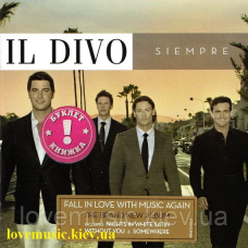 Музичний сд диск IL DIVO Siempre (2006) (audio cd)