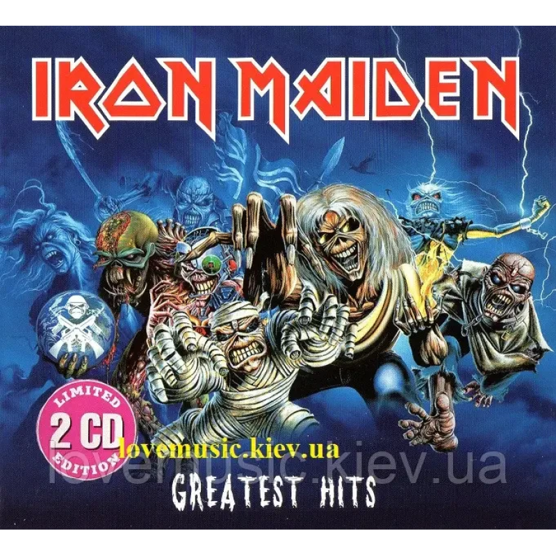 Музичний сд диск IRON MAIDEN Greatest hits (2015) (audio cd)