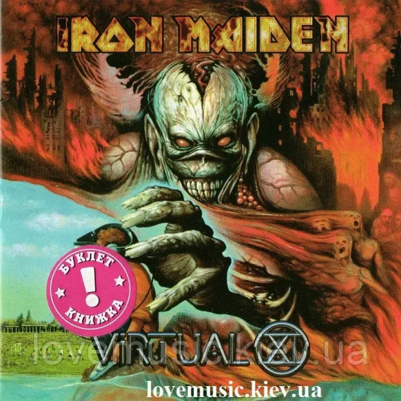 Музичний сд диск IRON MAIDEN Virtual XI (1998) (audio cd)