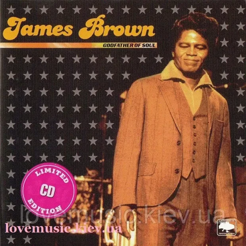 Музичний сд диск JAMES BROWN Godfather of soul (2003) (audio cd)
