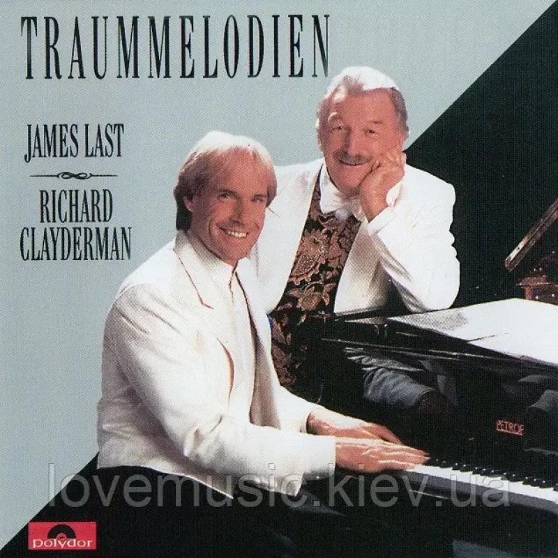Музичний сд диск JAMES LAST & RICHARD CLAYDERMAN Traummelodien (2000) (audio cd)