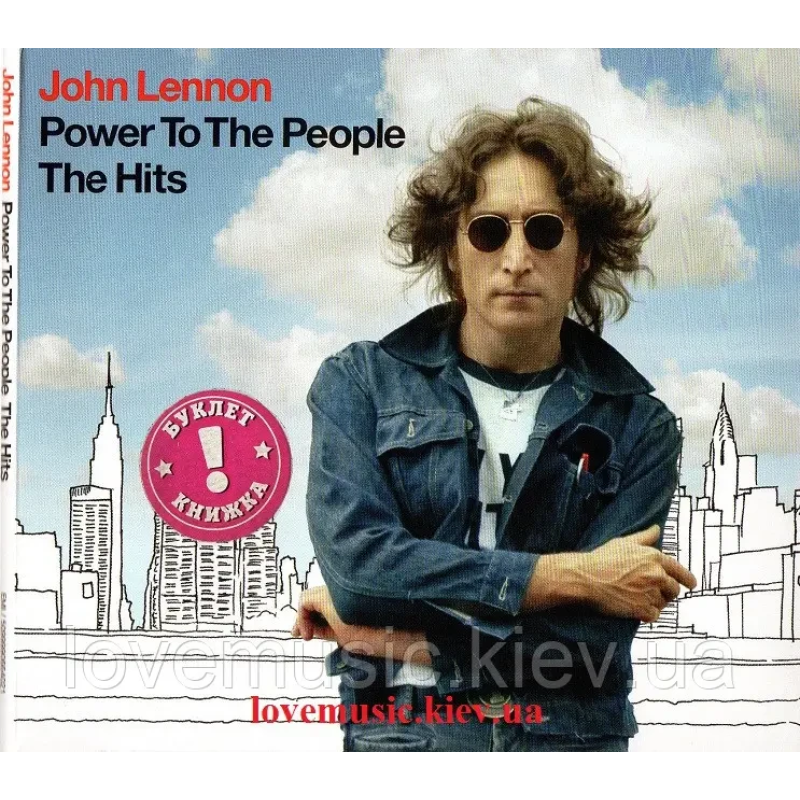 Музичний сд диск JOHN LENNON Power to the people The hits (2010) (audio cd)