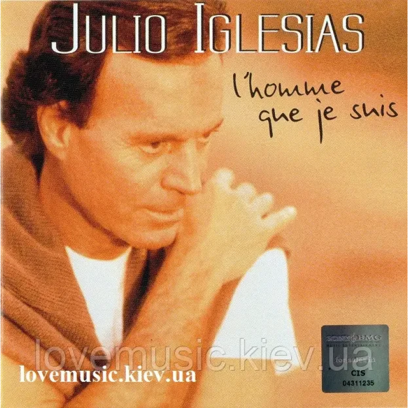 Музичний сд диск JULIO IGLESIAS L“Homme que je suis (2005) (audio cd)