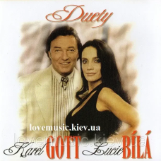 Музичний сд диск KAREL GOTT LUCIE BILA Duety (2008) (audio cd)