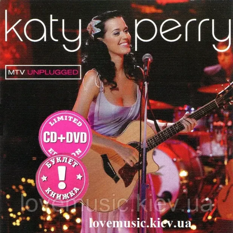 Музичний сд диск KATY PERRY MTV Unplugged (2009) (audio cd)
