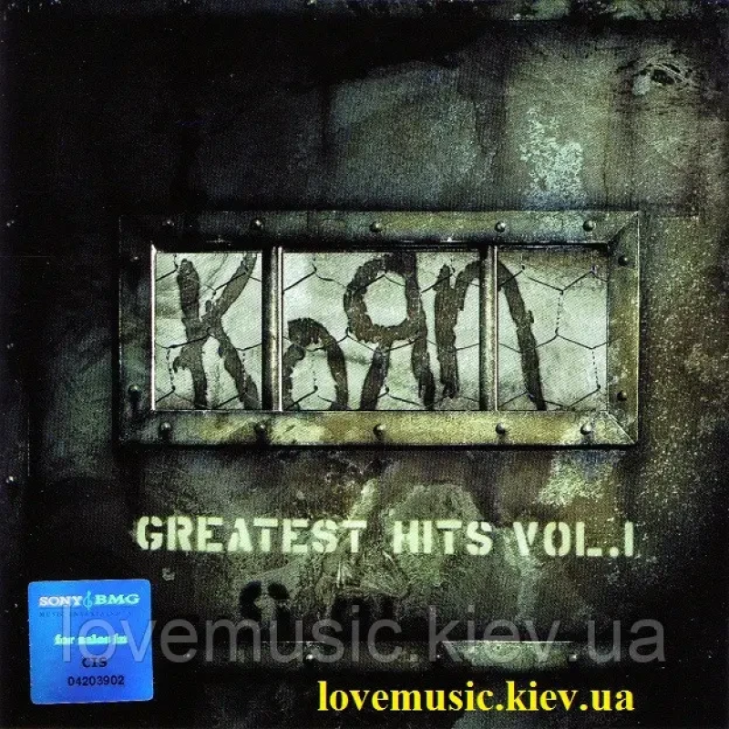 Музичний сд диск KORN Greatest hits vol. 1 (2004) (audio cd)