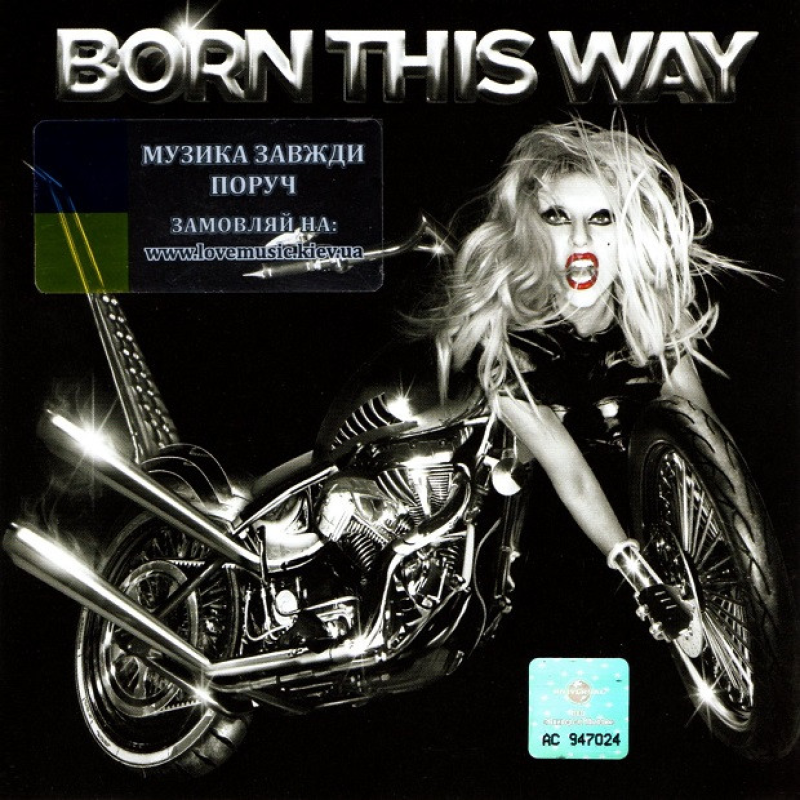 Музичний сд диск LADY GAGA Born this way (2011) (audio cd)