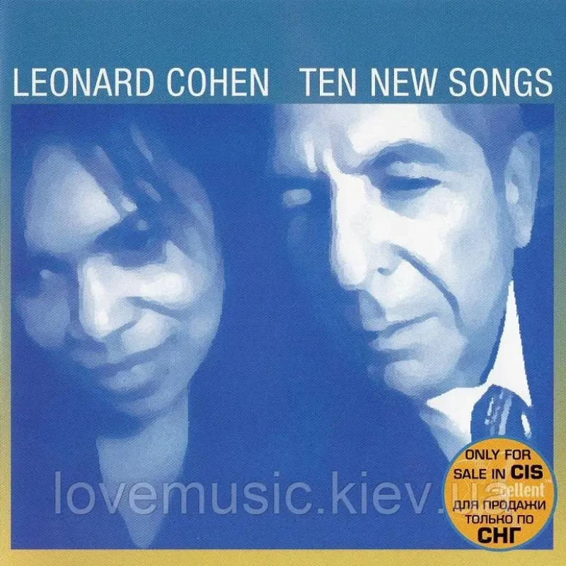 Музичний сд диск LEONARD COHEN Ten new songs (2001) (audio cd)