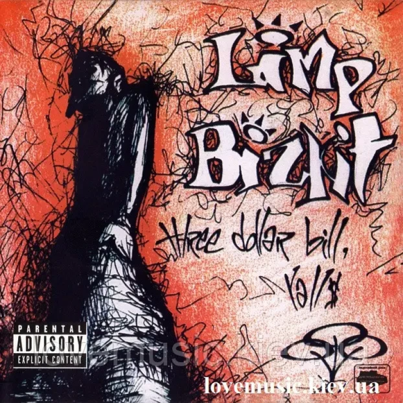 Музичний сд диск LIMP BIZKIT Three dollar bill, yall (1997) (audio cd)