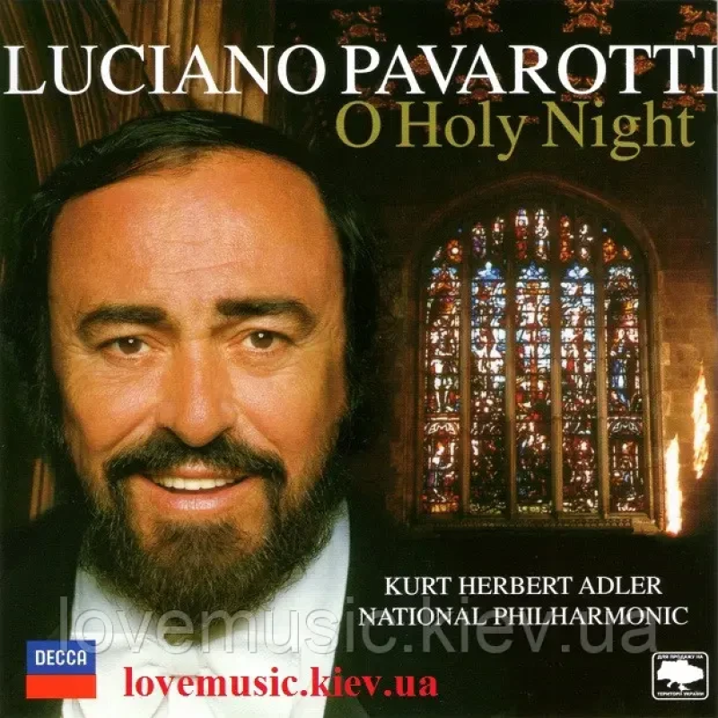 Музичний сд диск LUCIANO PAVAROTTI O Holy Night (2007) (audio cd)