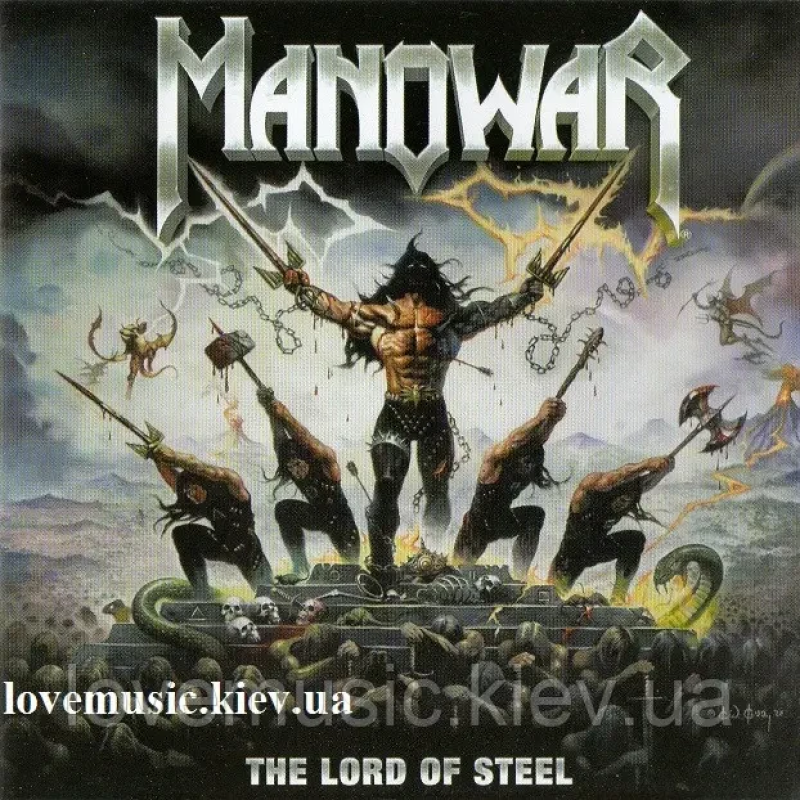 Музичний сд диск MANOWAR The lord of steel (2012) (audio cd)