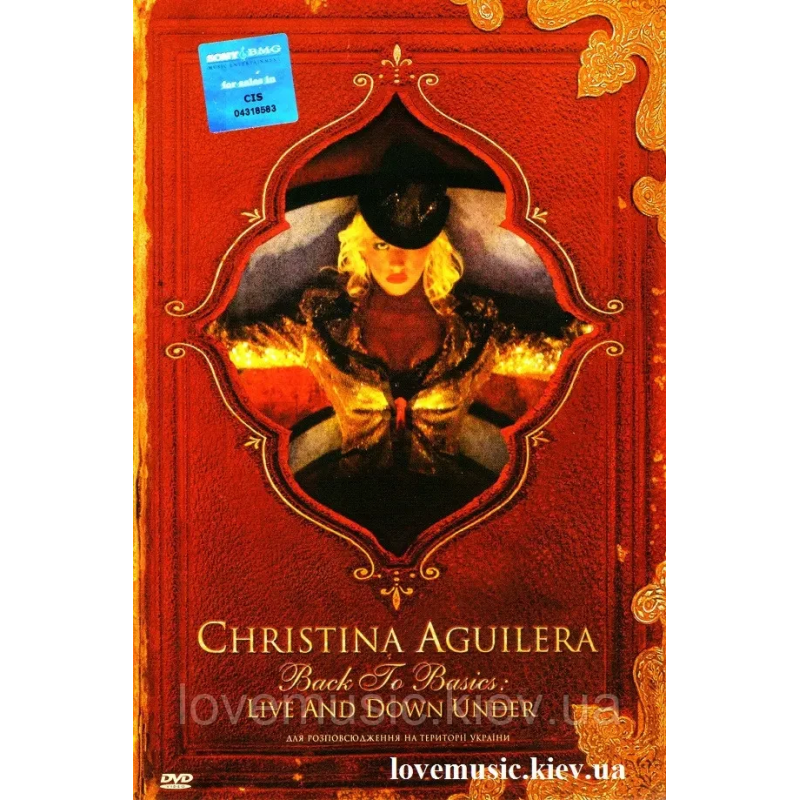 Відео диск CHRISTINA AGUILERA Back To Basics Live And Down Under (2008) (dvd video)
