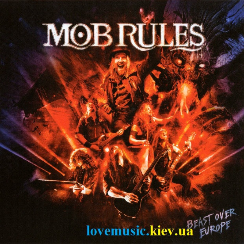 Музичний сд диск MOB RULES Beast over Europe (2019) (audio cd)