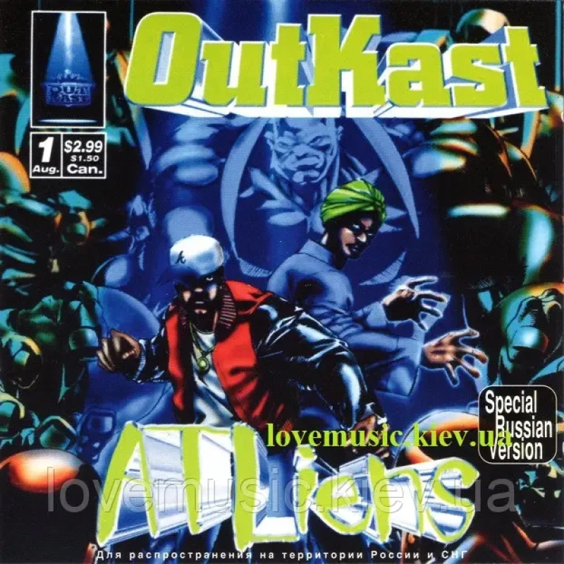 Музичний сд диск OUTKAST Atliens (1996) (audio cd)