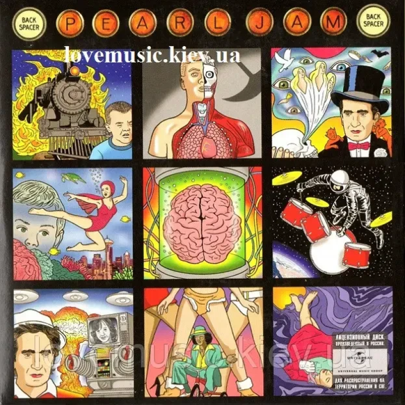 Музичний сд диск PEARL JAM Backspacer (2009) (audio cd)