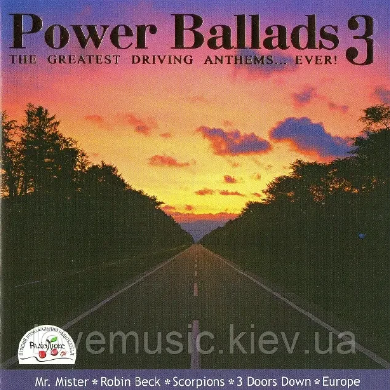 Музичний сд диск POWER BALLADS 3 (2006) (audio cd)