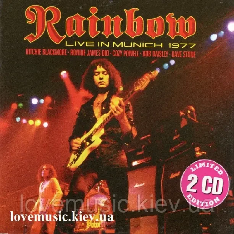 Музичний сд диск RAINBOW Live in Munich (1977) (audio cd)