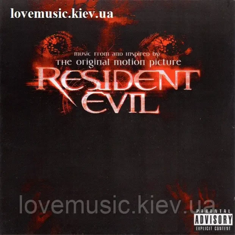 Музичний сд диск RESIDENT EVIL The original motion picture (2002) (audio cd)