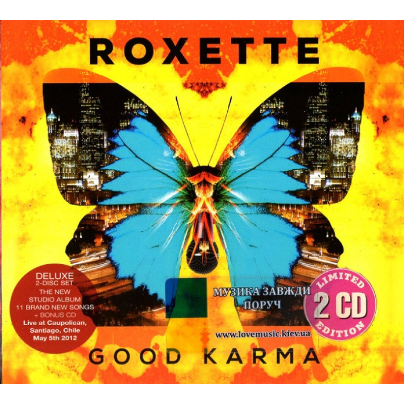 Музичний сд диск ROXETTE Good karma (2016) Deluxe Edition (audio cd)