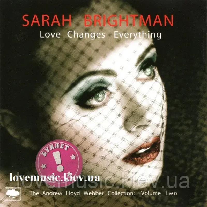 Музичний сд диск SARAH BRIGHTMAN Love changes everything (2005) (audio cd)