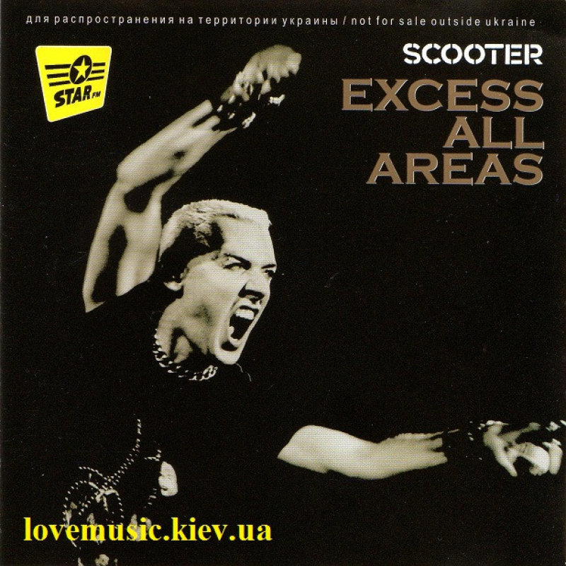 Музичний сд диск SCOOTER Excess all areas (2006) (audio cd)