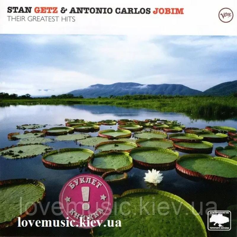 Музичний сд диск STAN GETZ & ANTONIO CARLOS JOBIM Their greatest hits (2007) (audio cd)