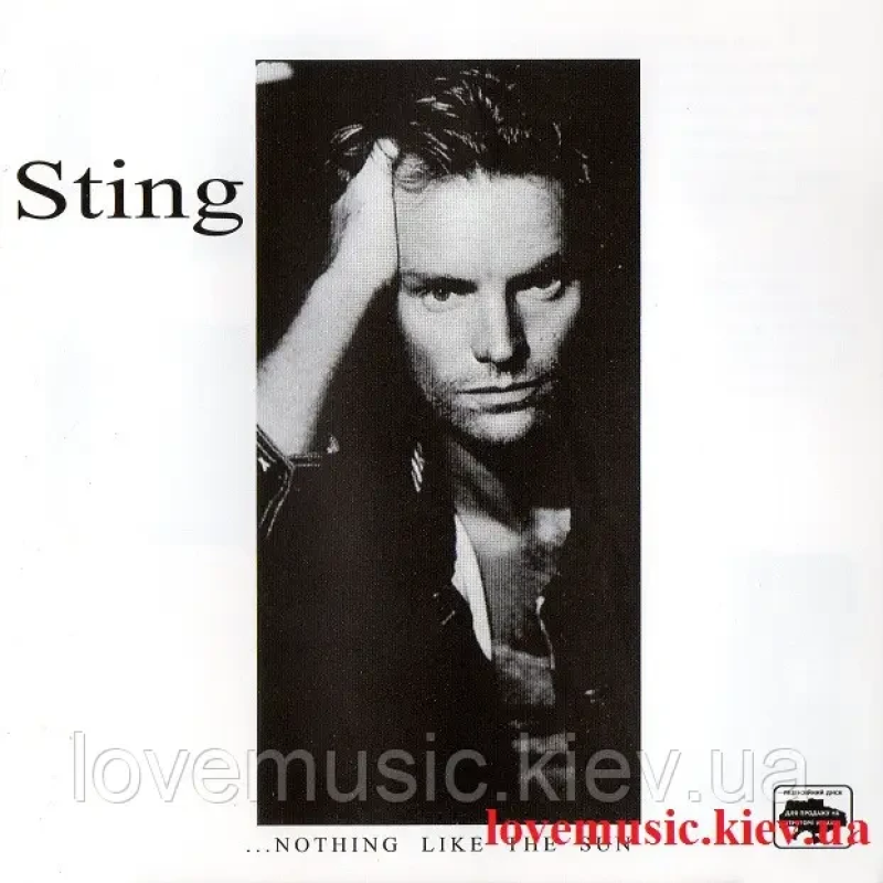 Музичний сд диск STING Nothing like the sun (1987) (audio cd)