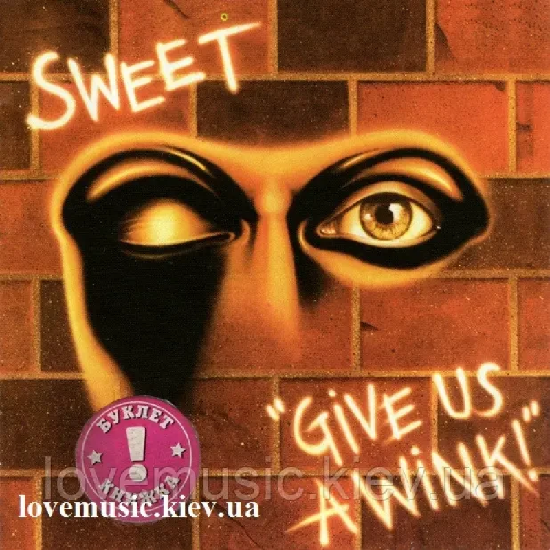 Музичний сд диск SWEET Give us a wink (1976) (audio cd)