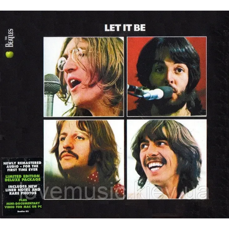 Музичний сд диск THE BEATLES Let it be (1970) (audio cd)