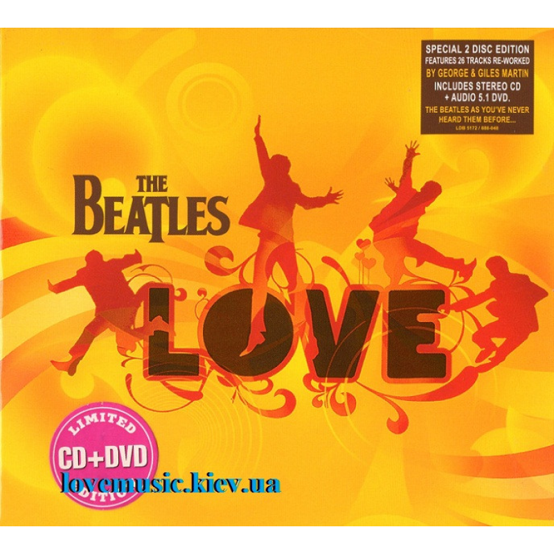 Музичний сд диск THE BEATLES Love (2006) (audio cd)