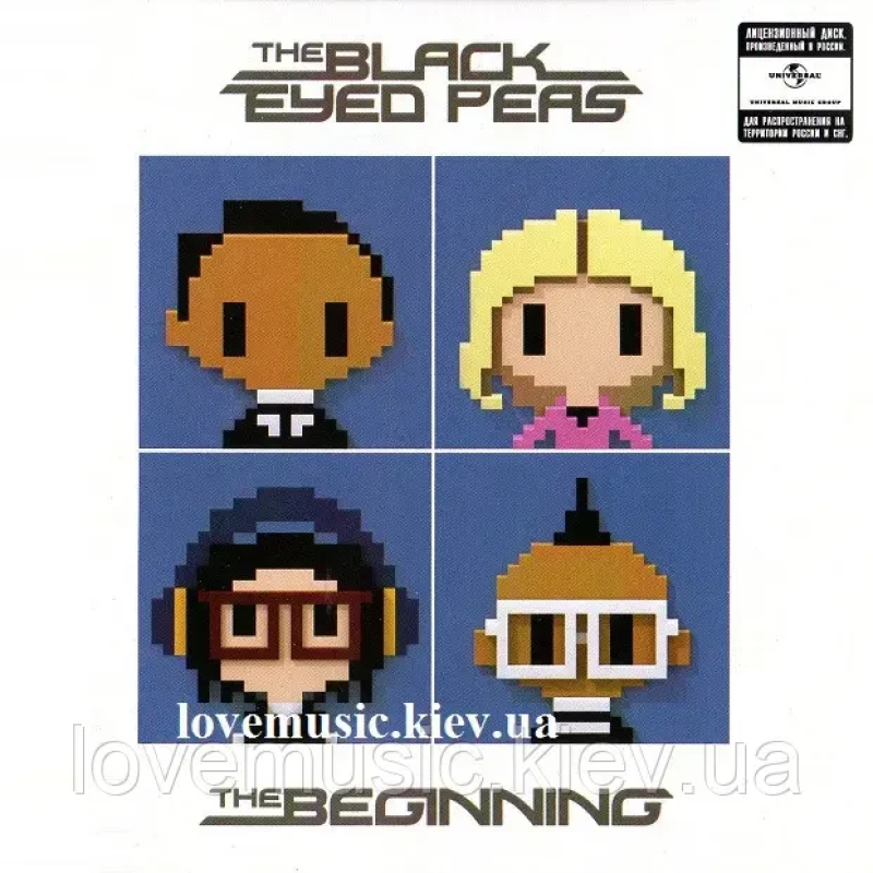 Музичний сд диск THE BLACK EYED PEAS The beginning (2010) (audio cd)