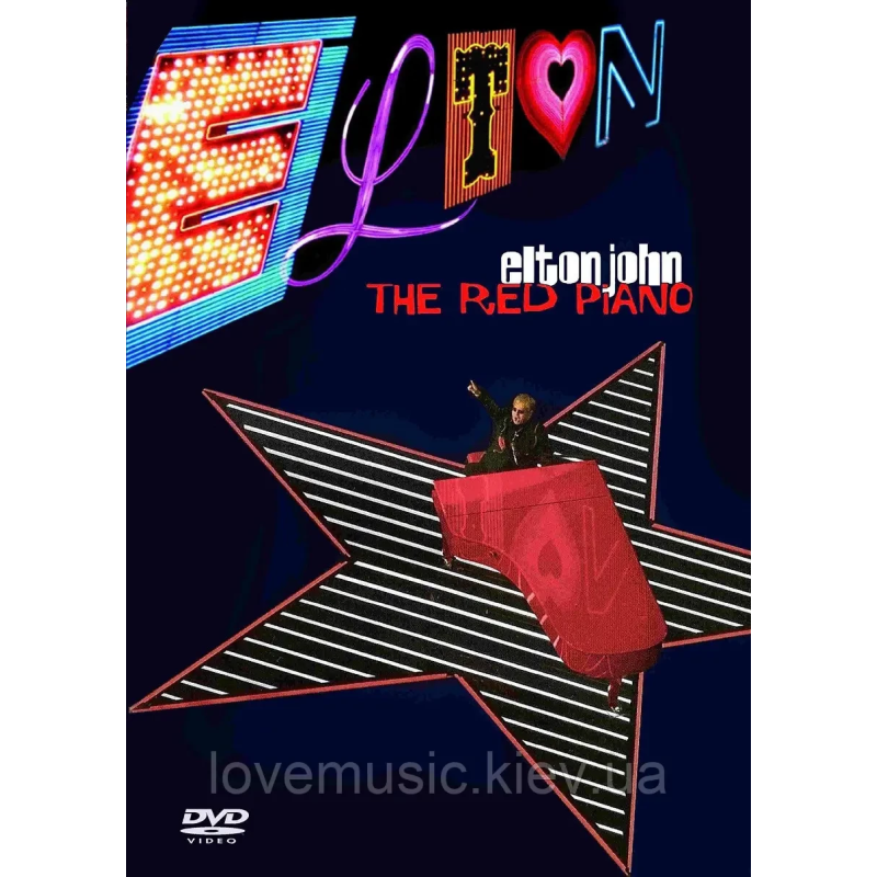 Відео диск ELTON JOHN Red piano (2008) (dvd video)