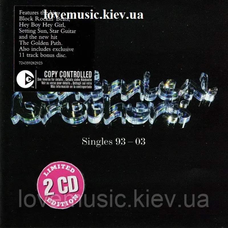 Музичний сд диск THE CHEMICAL BROTHERS Singles 93–03 (2003) (audio cd)